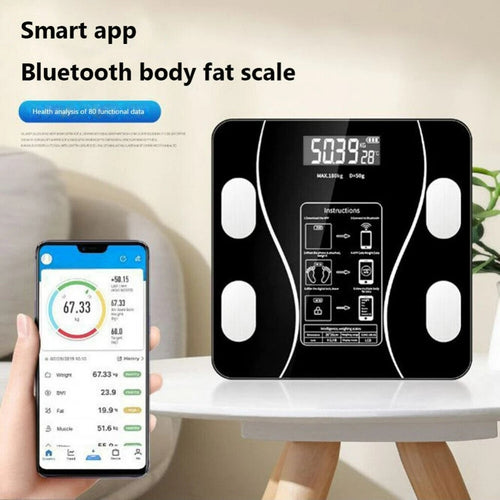 Bluetooth Körperanalysewaage – Körperfett & BMI – Bild 2