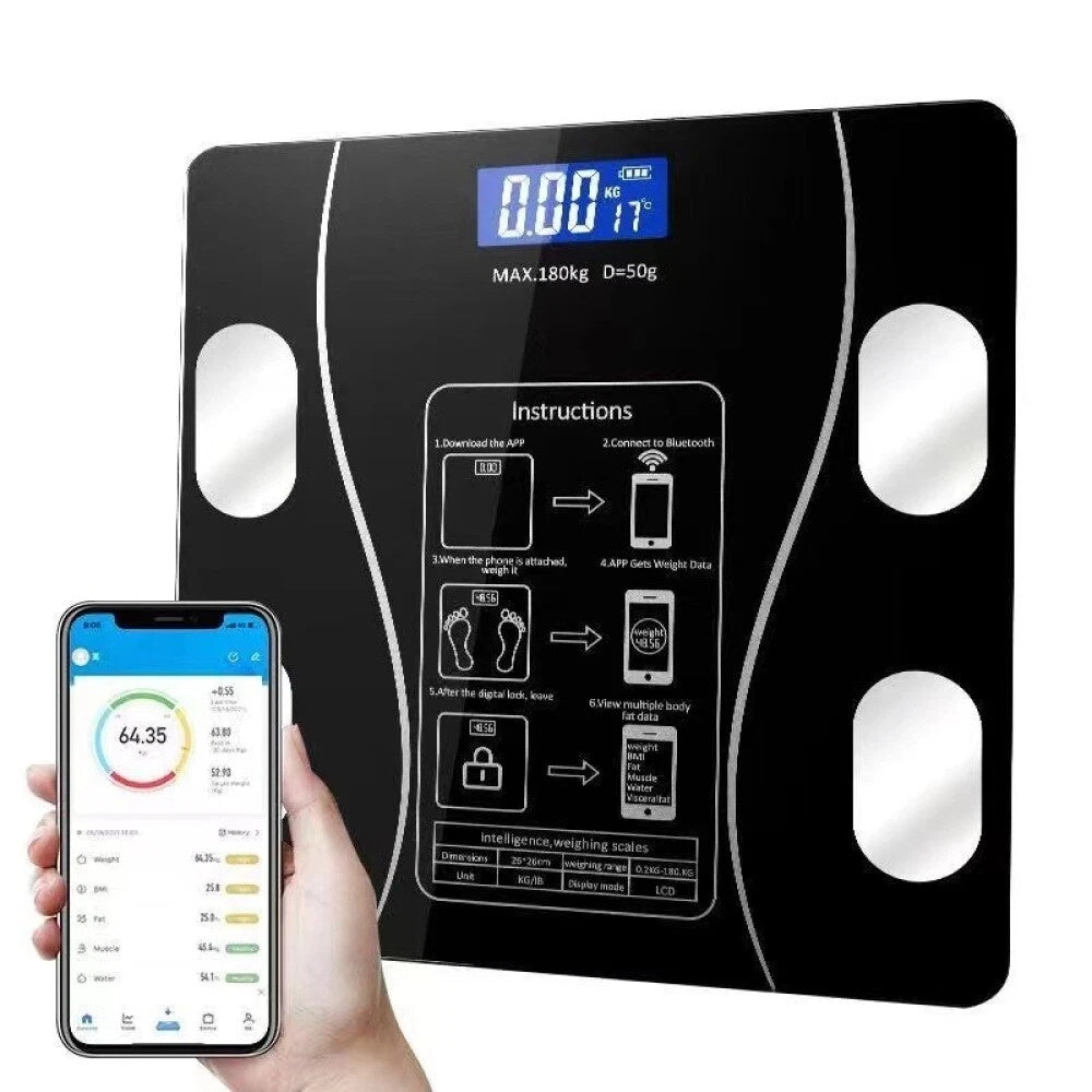 Bluetooth Körperanalysewaage – Körperfett & BMI