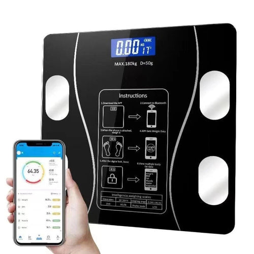 Bluetooth Körperanalysewaage – Körperfett & BMI