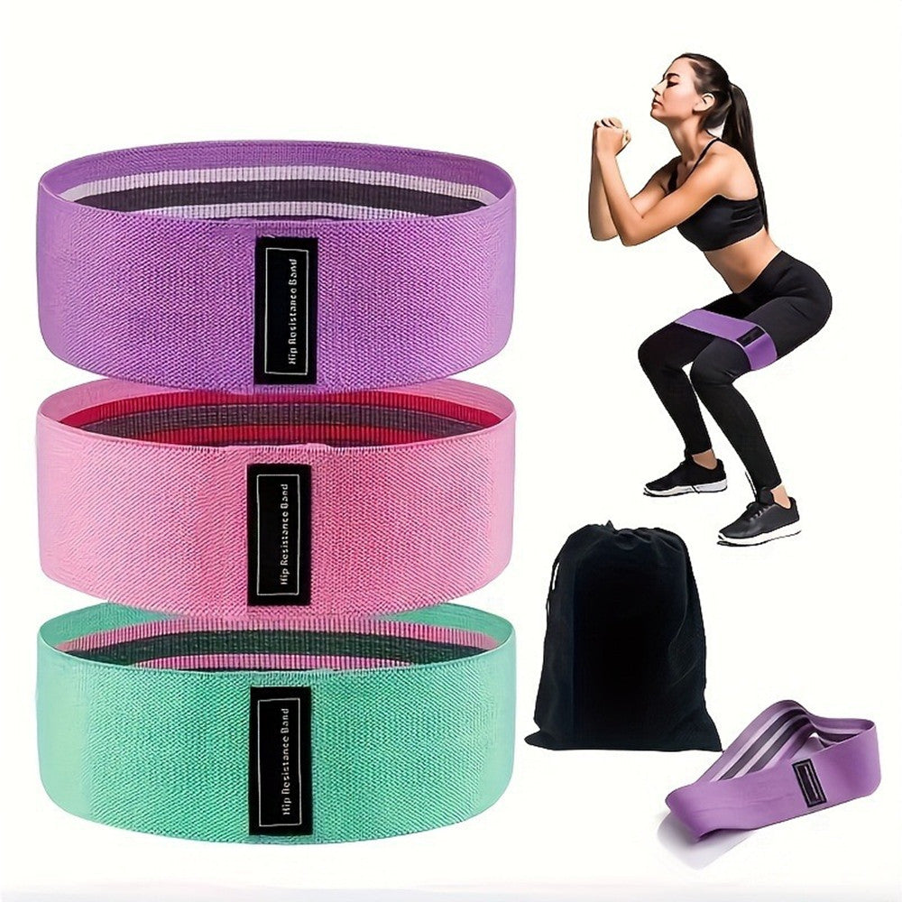 Fitnessbänder Set (3er) – Widerstandsbänder für Krafttraining